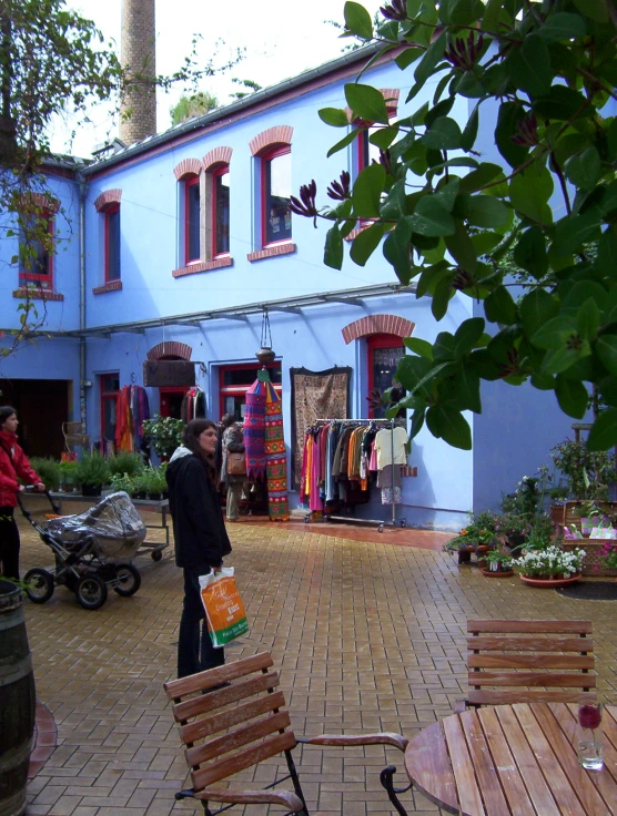an image of outdoor store on a courtyard
