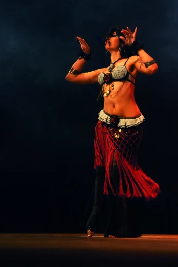 a person performing a dance on a stage