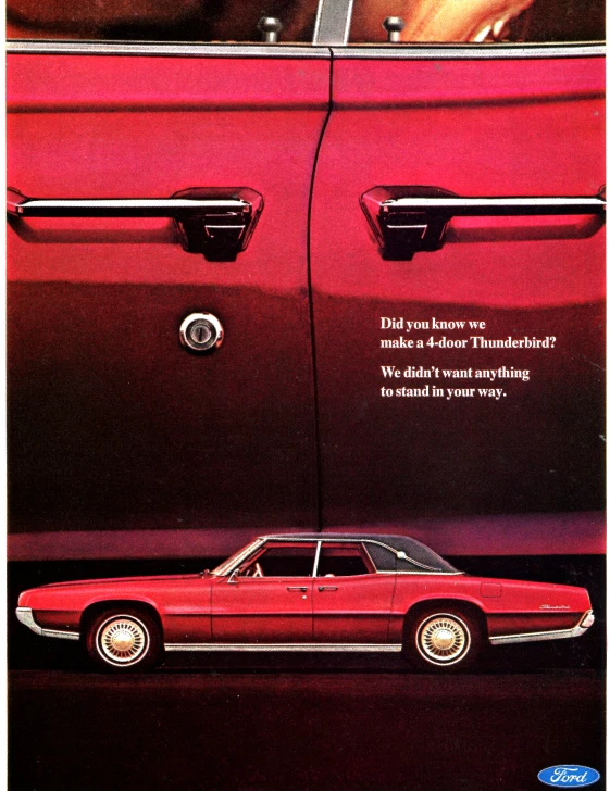 an advertit for the ford pintoero coupe