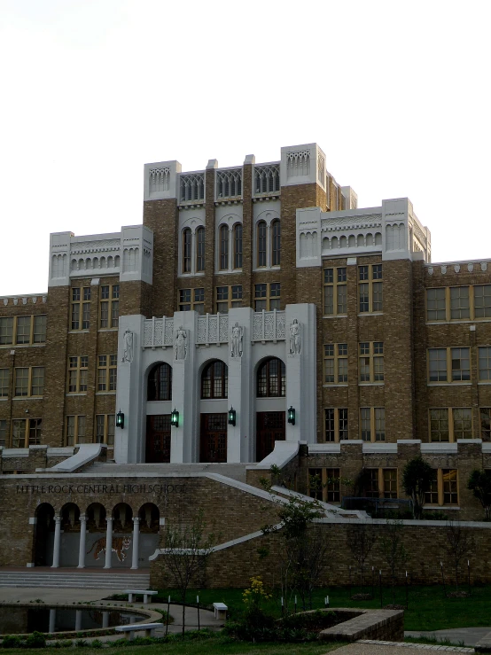 a large building with ornate architecture on it