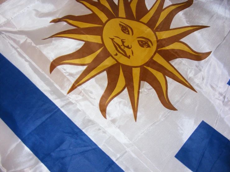 the design on the flag shows the sun
