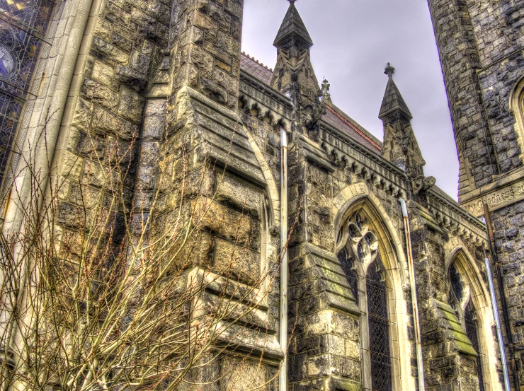 a cathedral that has two large towers and many windows