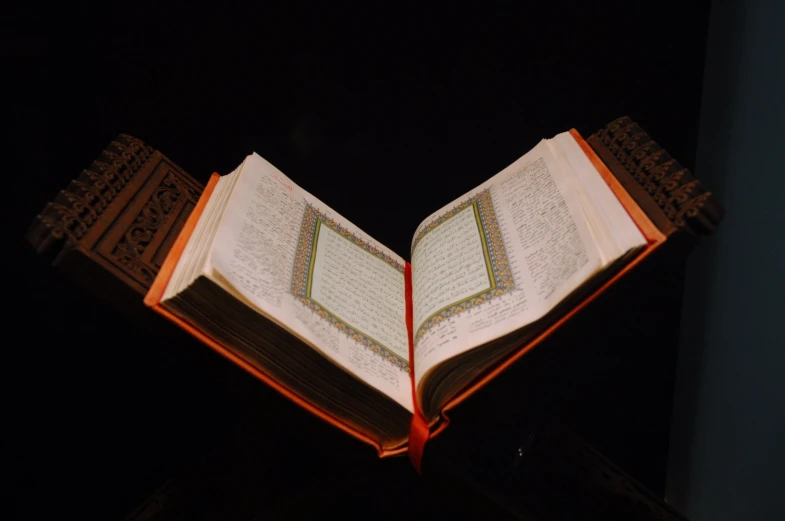 a closed book that is sitting on a table