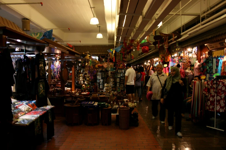 people browsing the interior of a shop