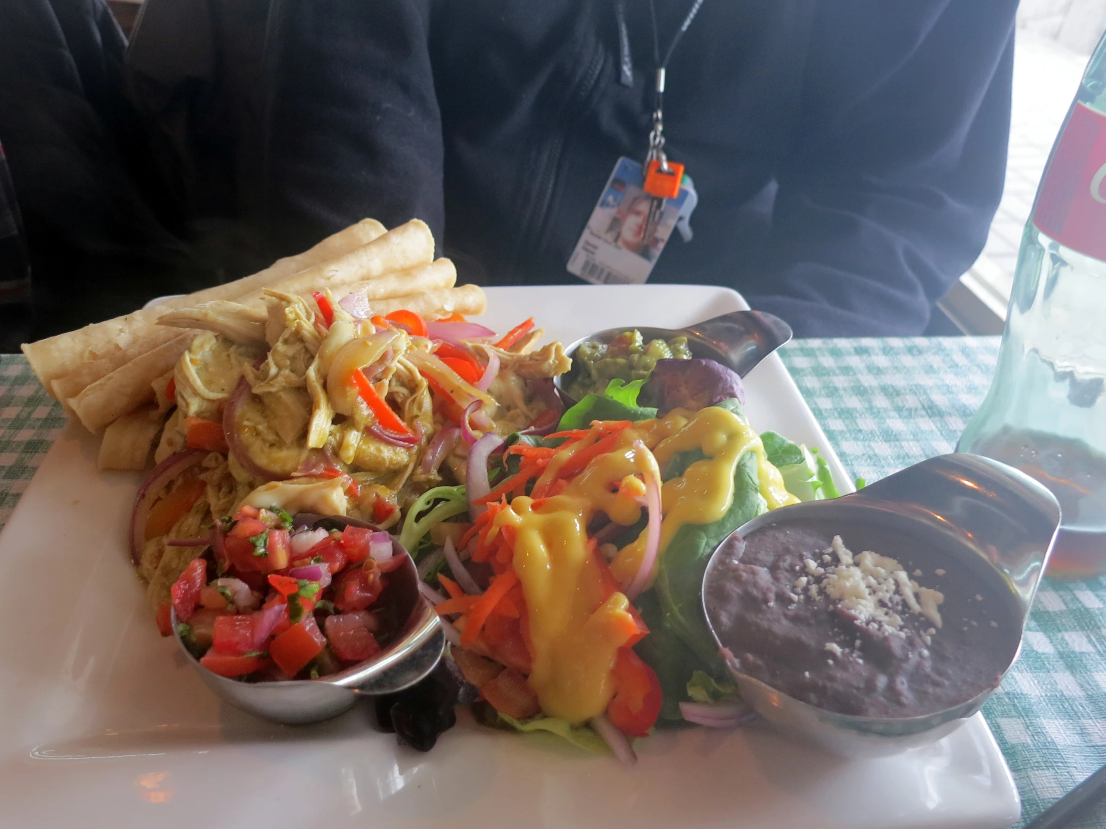 a close up of a plate of food with fries