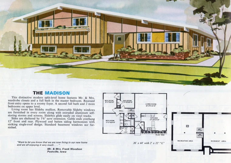 an image of a house with the floor plan and other things