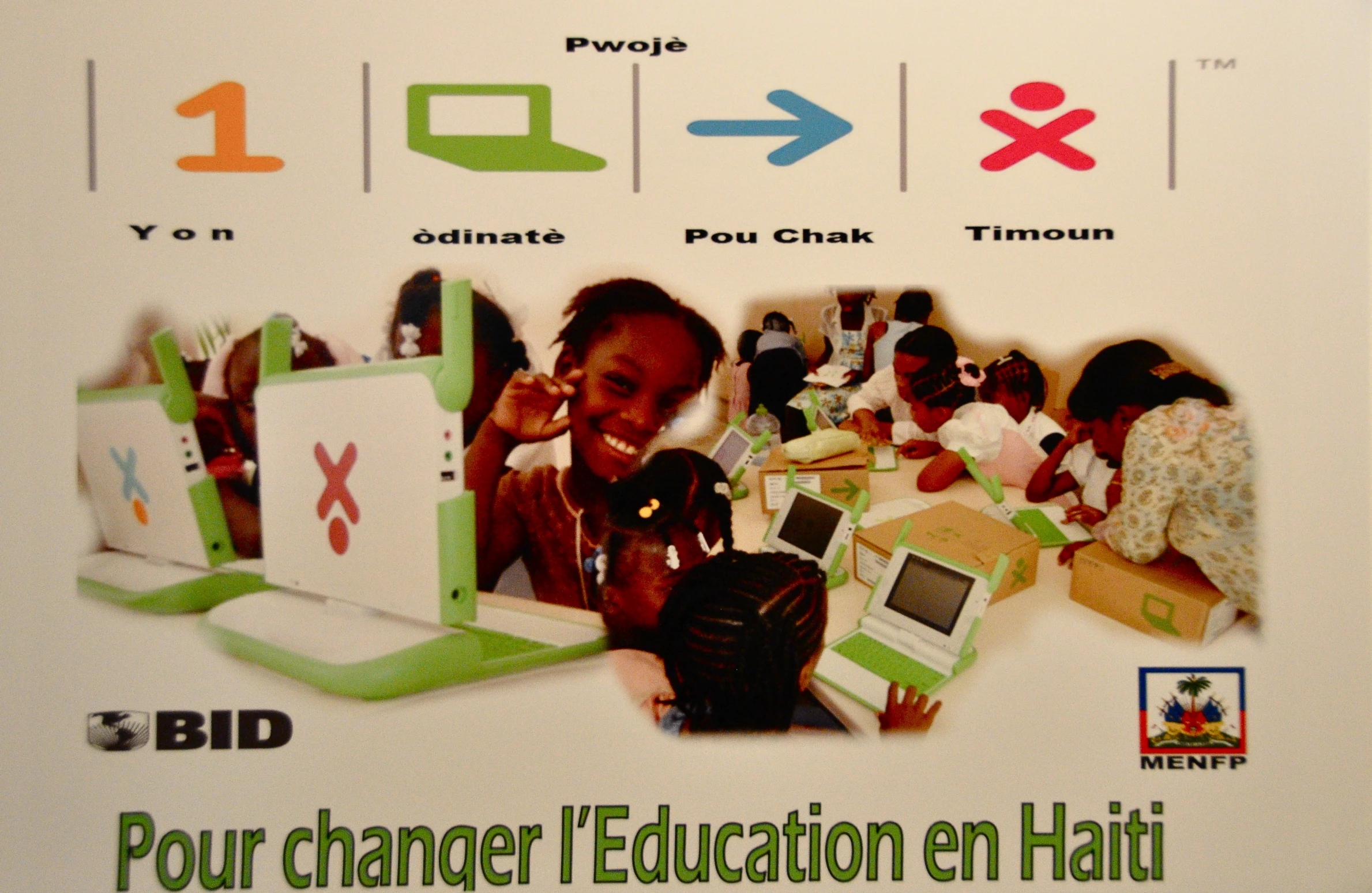 a sign for an education center