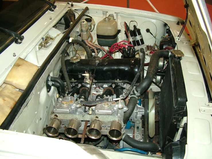 a very large car with two engines and some parts