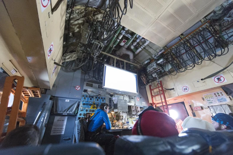 a plane with many different wires attached to it