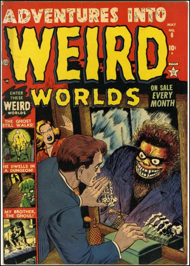 weird world magazine showing the cover for weird