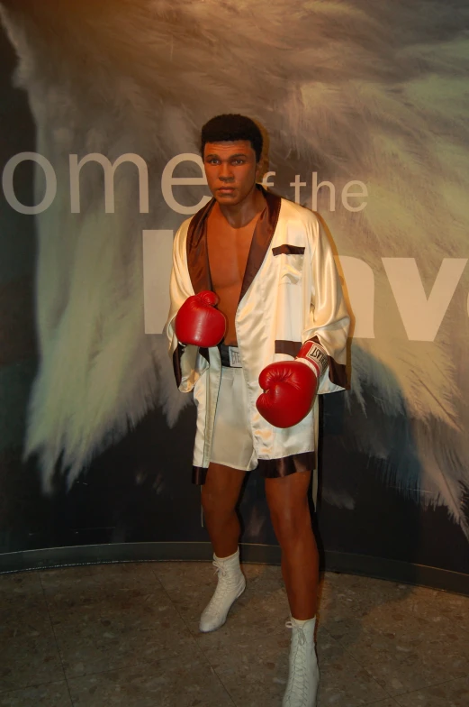 a boy wearing boxer shorts and a shirt