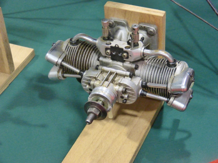 a small metal model that has been built