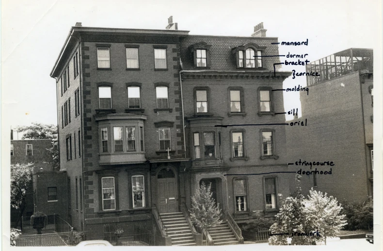 this is a large old fashioned building with different windows