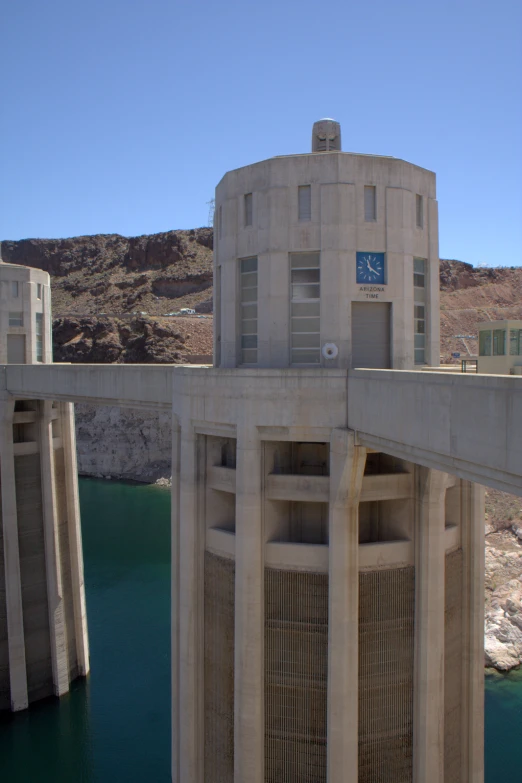 this is an image of a structure near the water