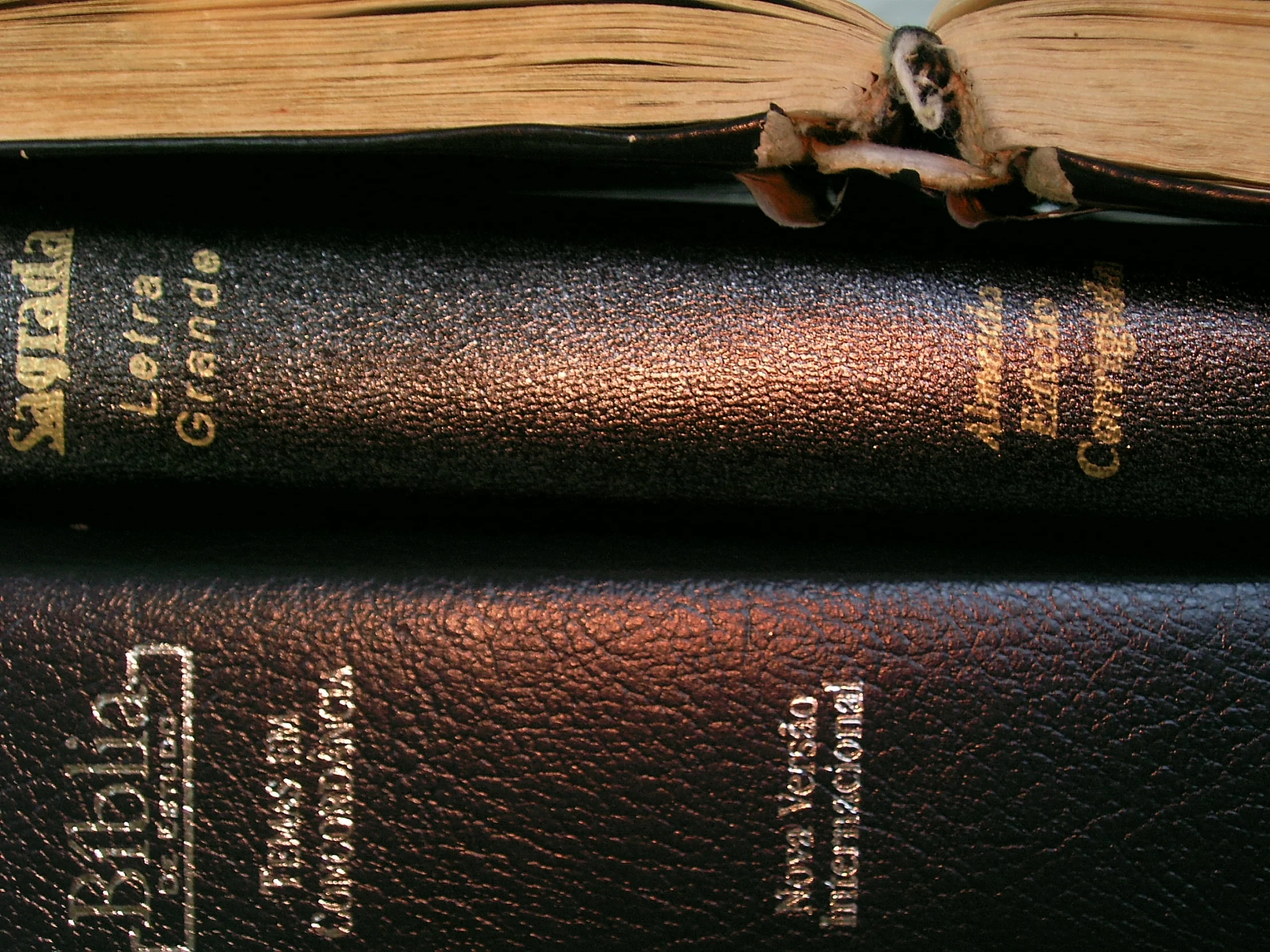 a couple of books that are sitting on top of each other