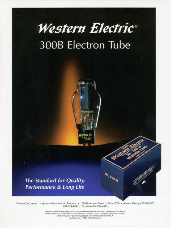 western electric 300 bt elcton tube package