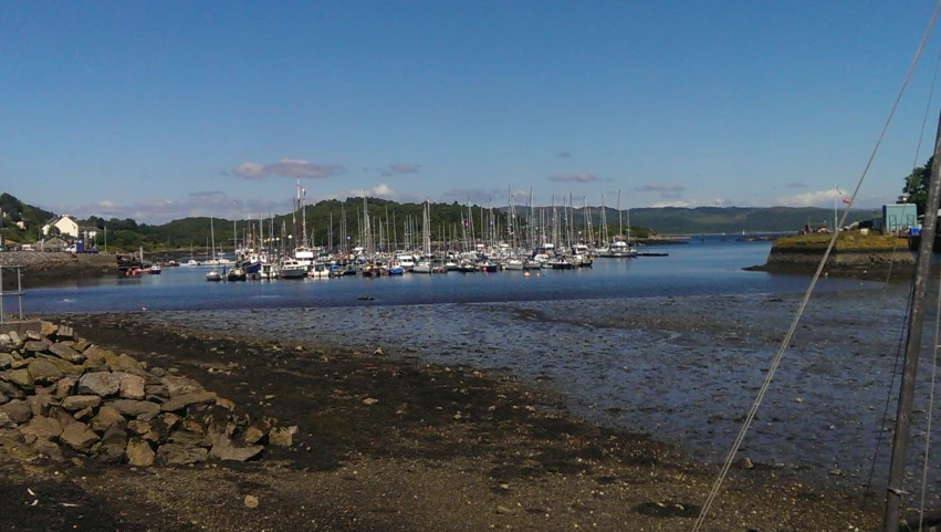 a large harbor filled with lots of boats