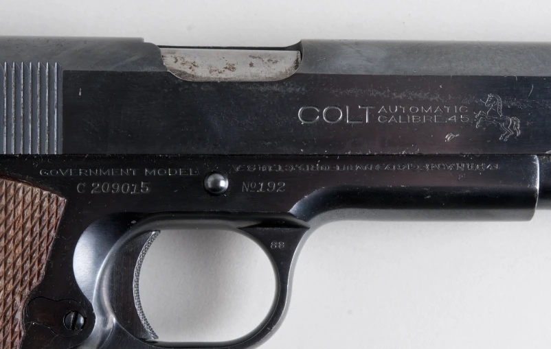 close up s of a colt single action revolver