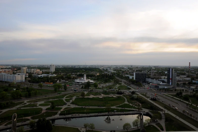 a very nice looking city with some big buildings