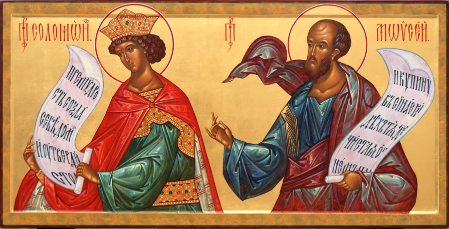 an icon of jesus and mary from the eastern roman