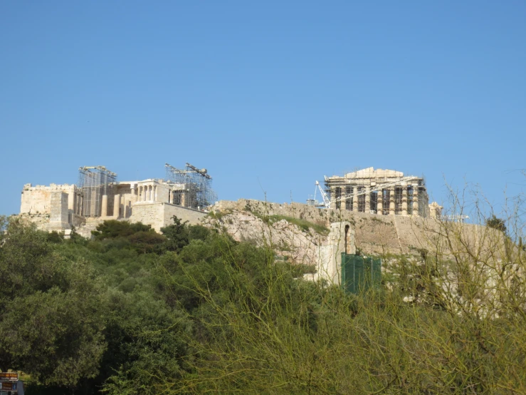 a view of parthenia, the acryle and parthenia of a roman city