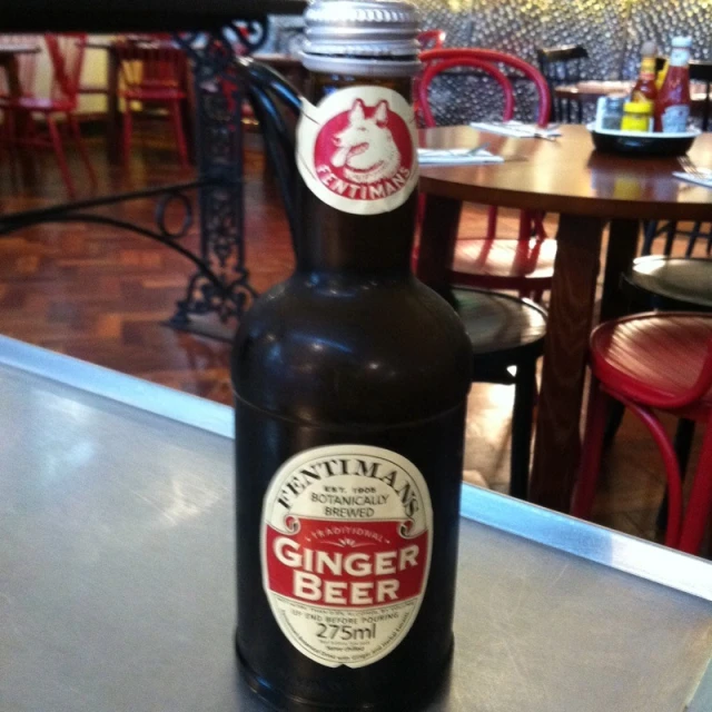 an image of a beer bottle with a ginger beer