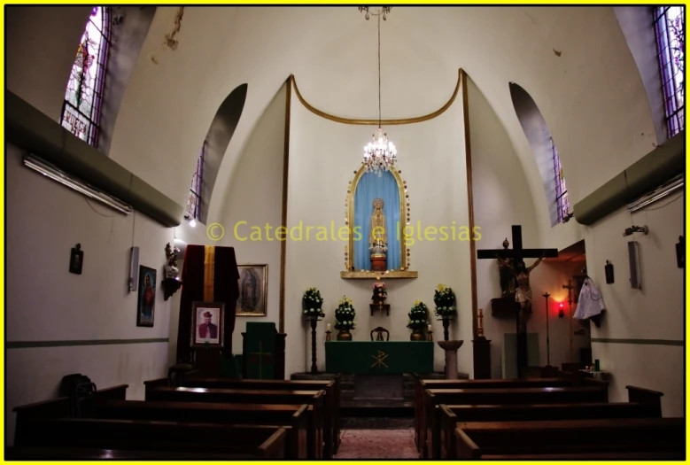 there is an image of a church inside