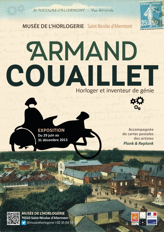 a cover of the book, armmand couilet