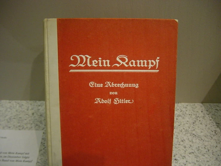 the front cover of the book mein rampf