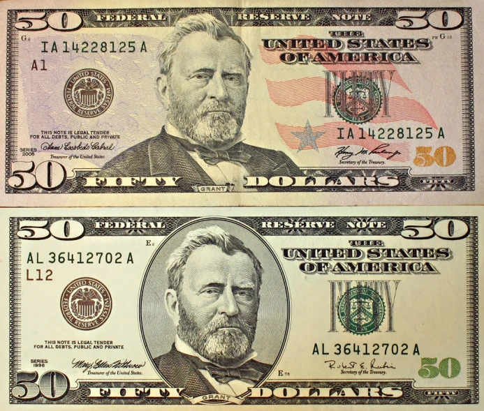 two dollars bill with the portrait of ulysses lincoln