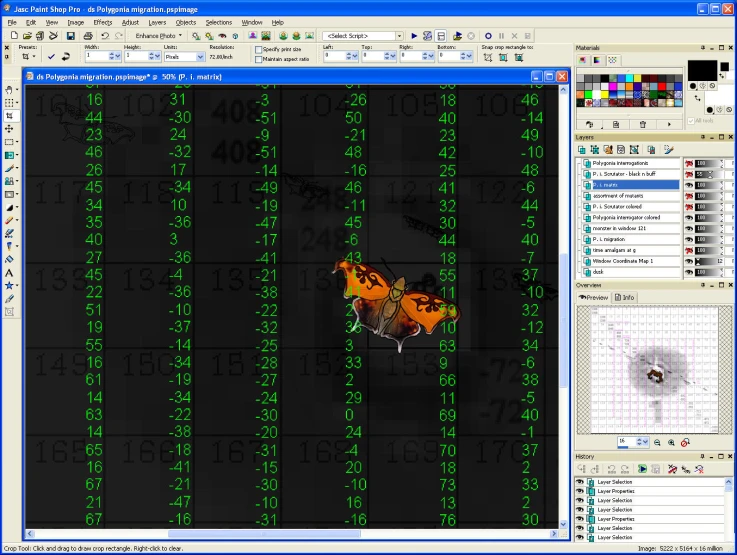 a screens of a computer displaying a number of data