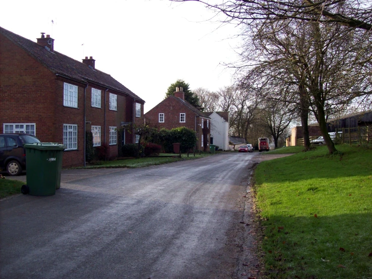 an image of two street in the middle of town