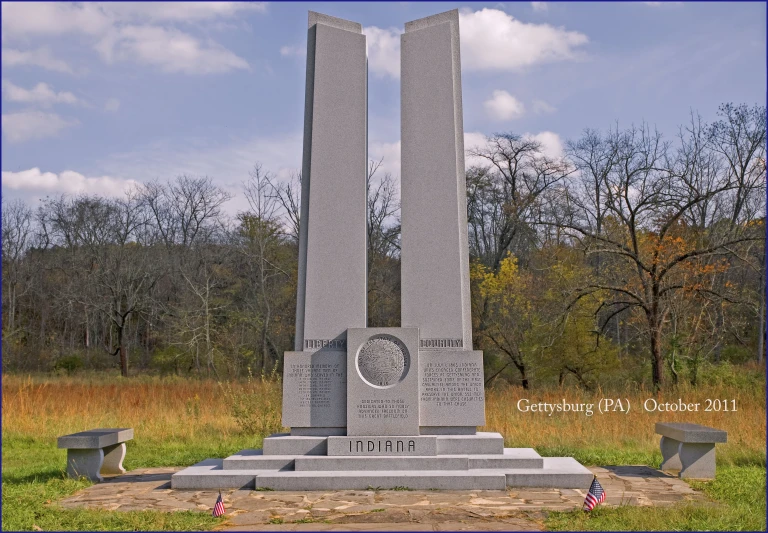 there are a lot of war memorial in the park