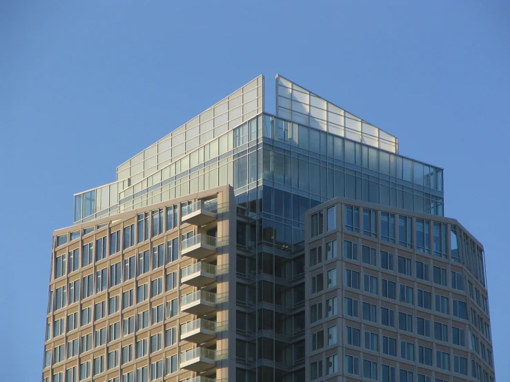 a very tall building with many windows