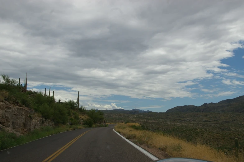 there is a view of a highway with no cars