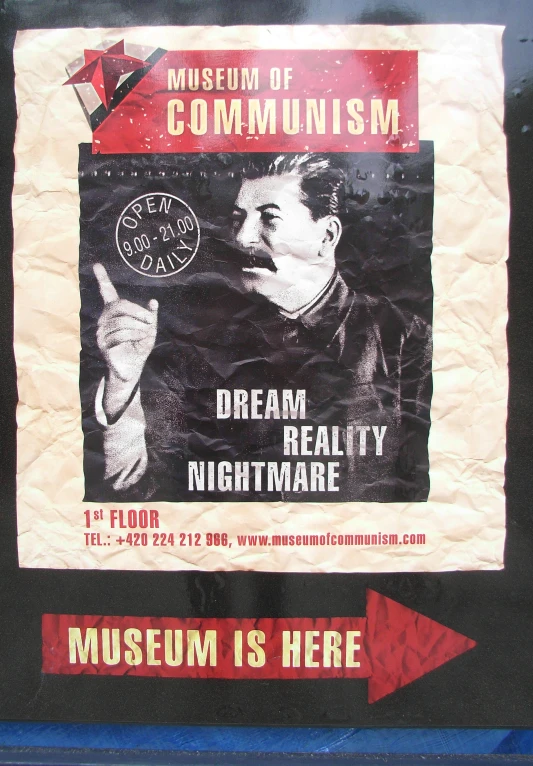 a po of a political poster in the frame