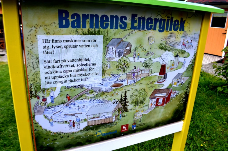 a sign stating a variety of small farms