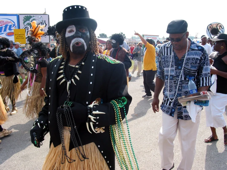 two people in costume standing next to each other