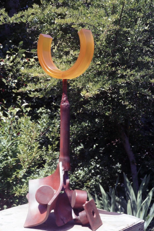 a decorative sculpture with an unusual circular shaped design