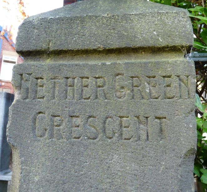 two inscribed letters are shown on this stone