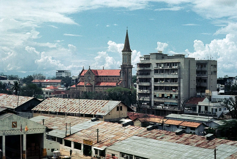 a view of an urban city from a distance