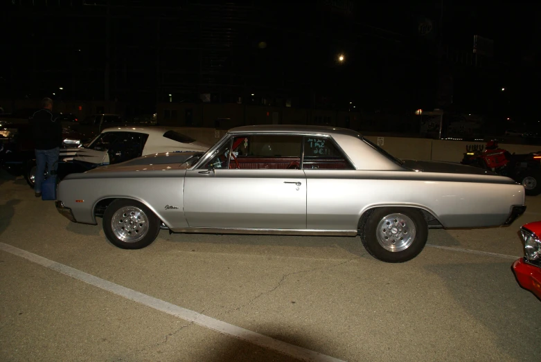 a car that is parked in a parking lot