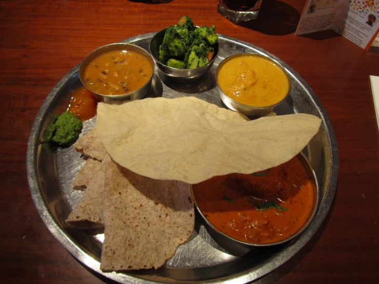 an empty plate topped with some kind of food