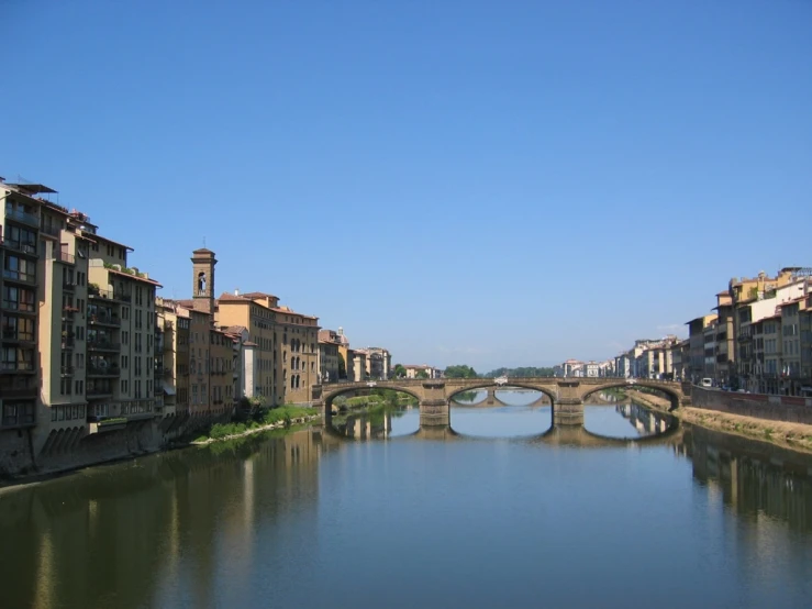 a very pretty bridge over a big small river