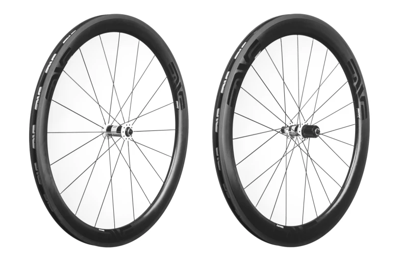 two rear and back spokes are shown for each bike