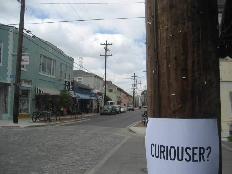 a view of an urban street in a remote region