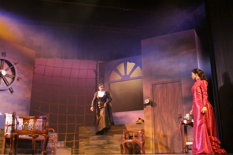 a scene in a musical depicting the stage of death