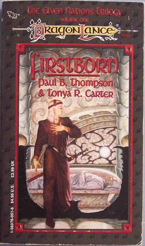a paperback cover of a person with a long beard holding a sword