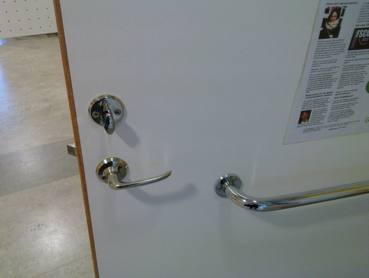 there are some handles on the back of a refrigerator