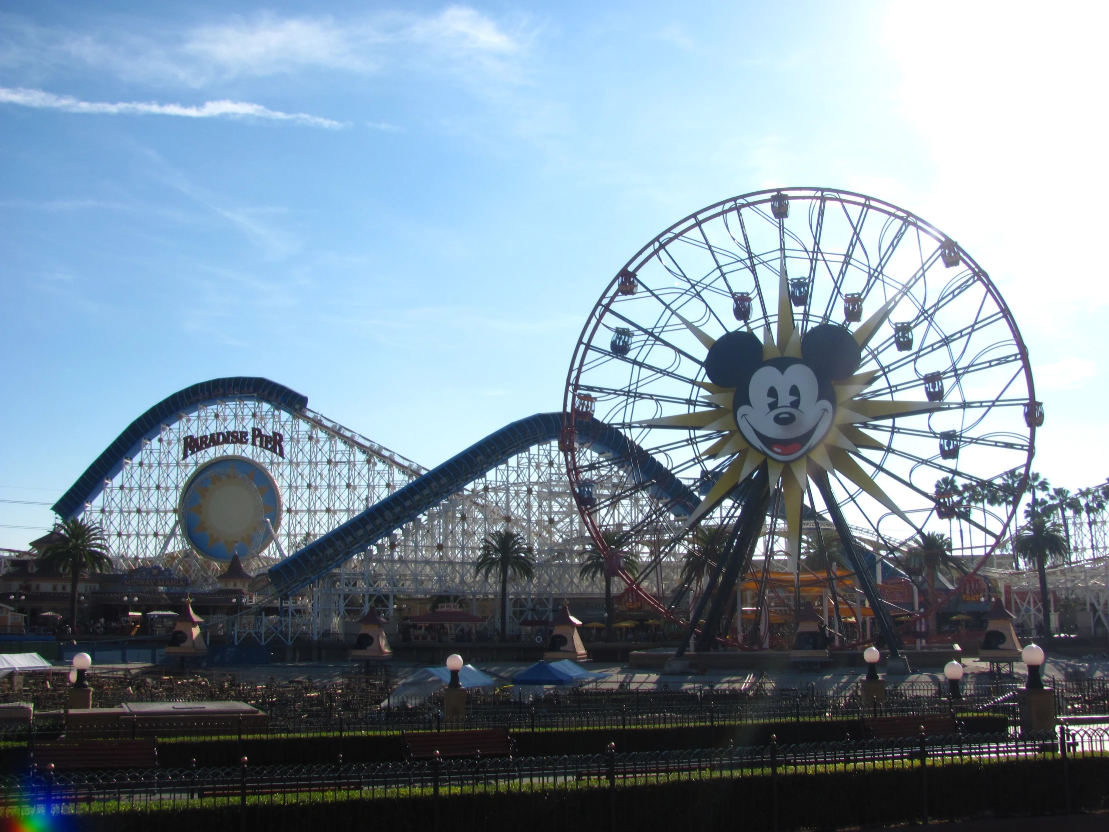 the coaster coaster coaster has mickey mouse on it